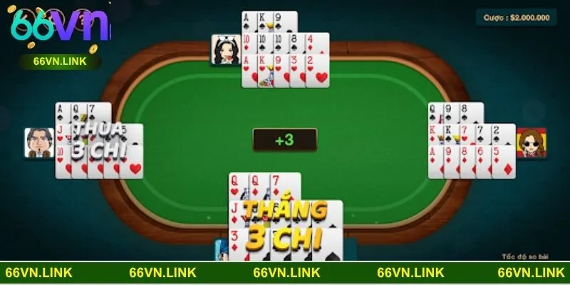 Bài mậu binh game đấu trí hấp dẫn tại 66VN