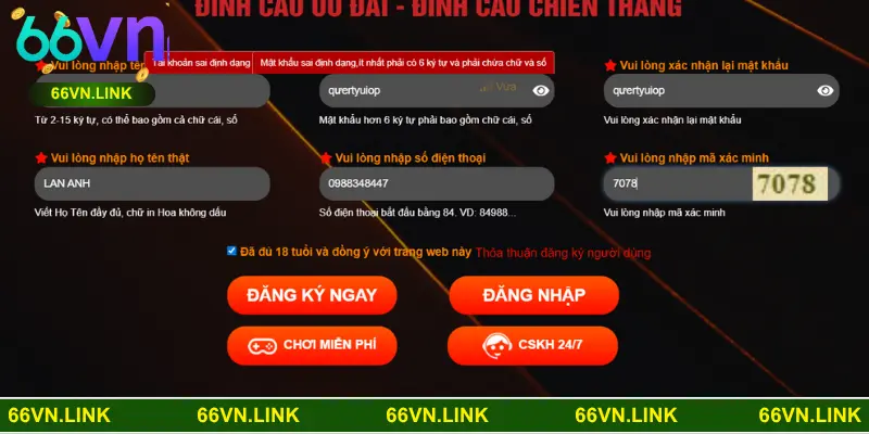 Các bước tiến hành tạo tài khoản nhanh chóng