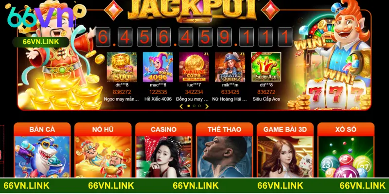 Kho game đa dạng, sống động