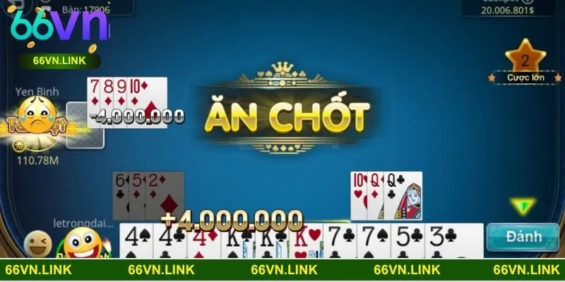 Phỏm tá lả game bài hấp dẫn tại 66VN